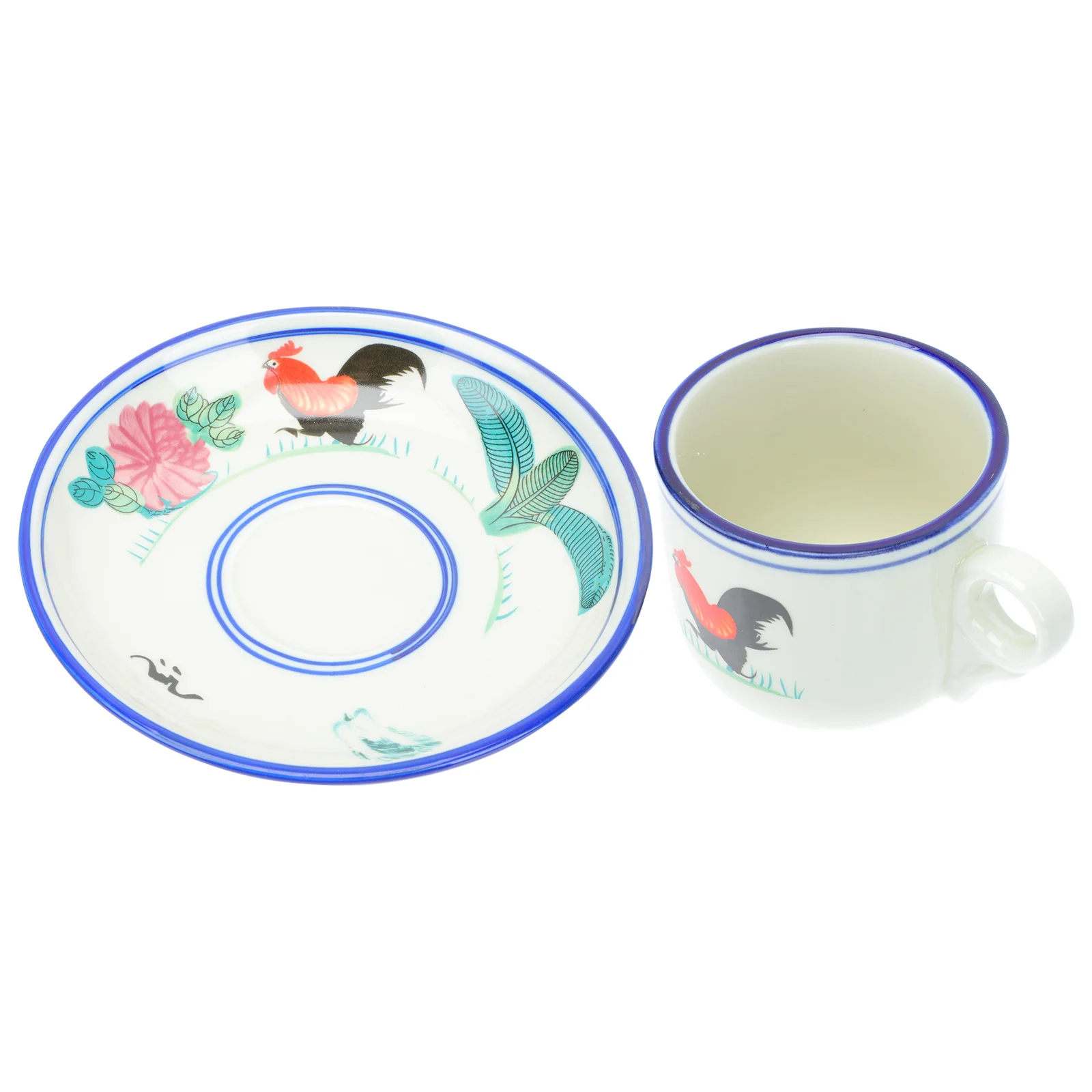 

1Set Dessert Bowl Mug Coffee Cup Mug for Banquet Hotel Home Restaurant