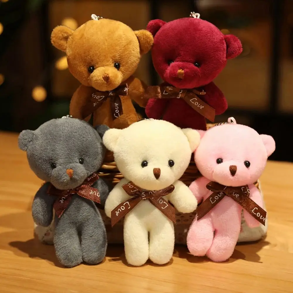 

Dolls Bag Pendant Stuffed Animals Soft Toy Teddy Bear Plush Keychain Tie Bear Doll Teddy Bear Plush Toy Plush Pendant