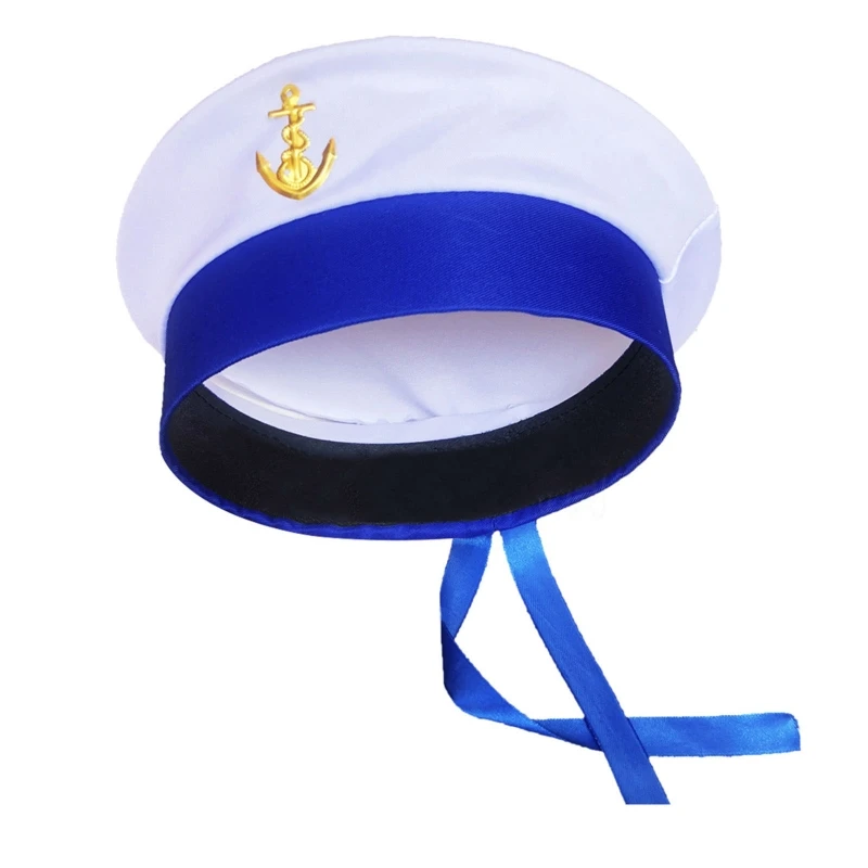 

Sailor Hat Navy Marine Hat Sailor Captain Costume Men Yacht Captain Hat Funny