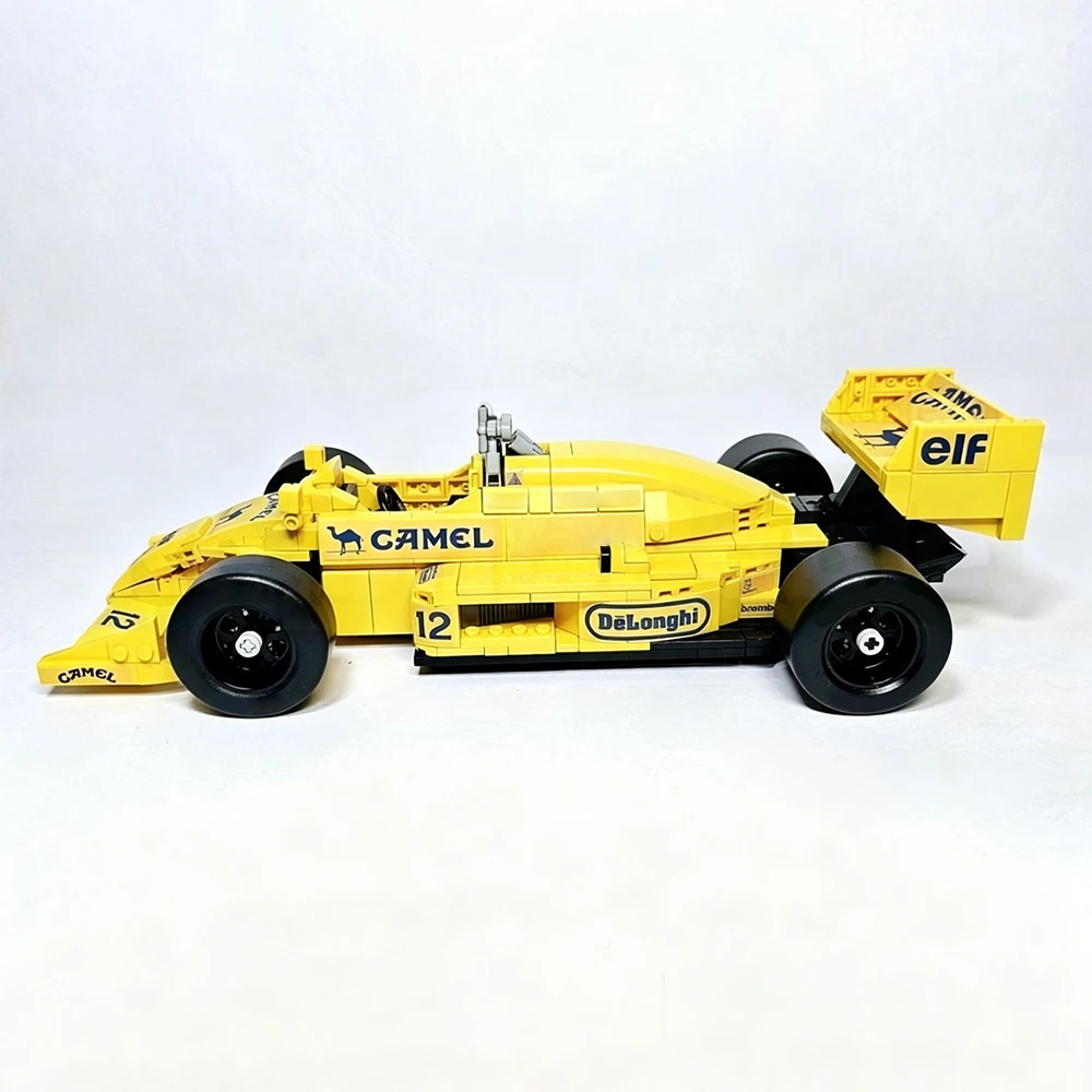 Фото Новая модель MOC Speed ​ ​ Конструктор-модель гоночного автомобиля Lotus 99T Grand Prix 1987 года, серия 1987, модульная сборка, детская игрушка, подарок для мальчика №4