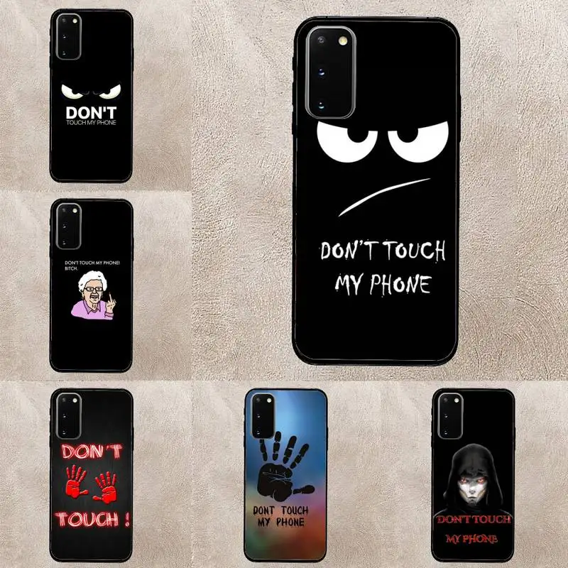 

Don't Touch My Phone Phone Case For Huawei Honor 10Lite 10i 20 8x 10 Funda 9lite 9xpro Back Coque