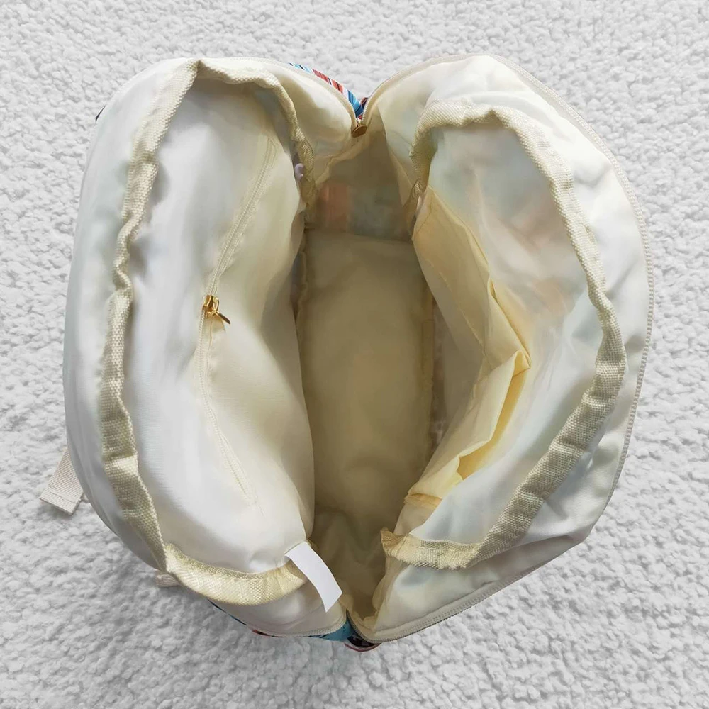 Оптовая продажа детский рюкзак в полоску с изображением кактуса