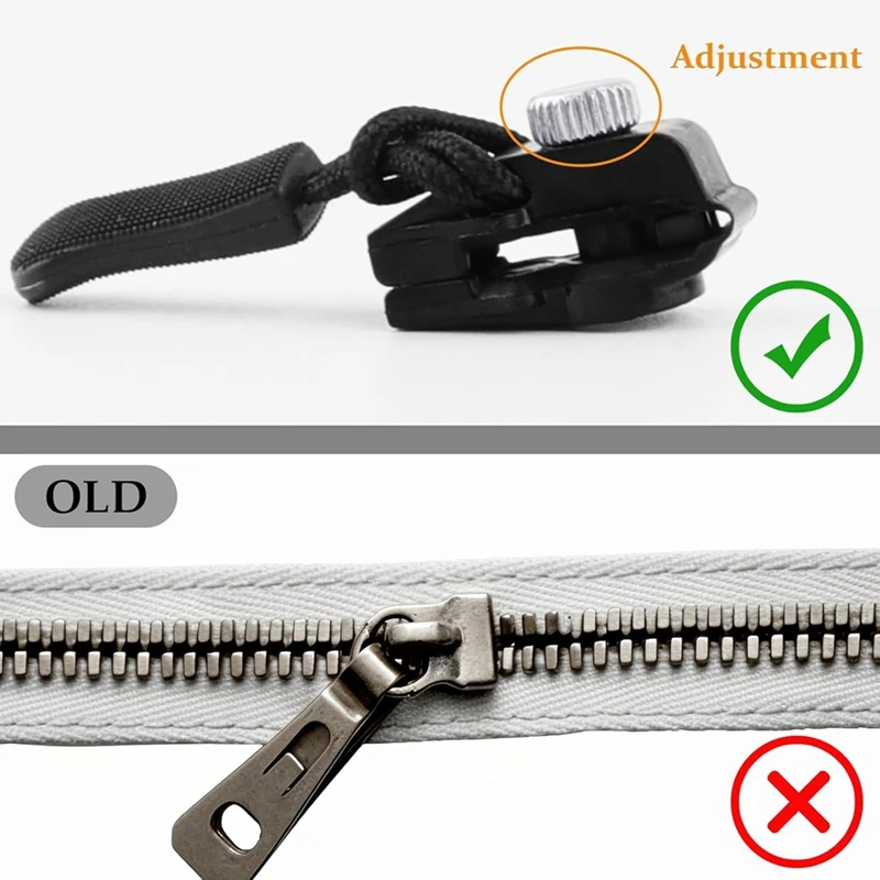 Комплект для замены молнии 12 шт. универсальные мгновенные крепления головки