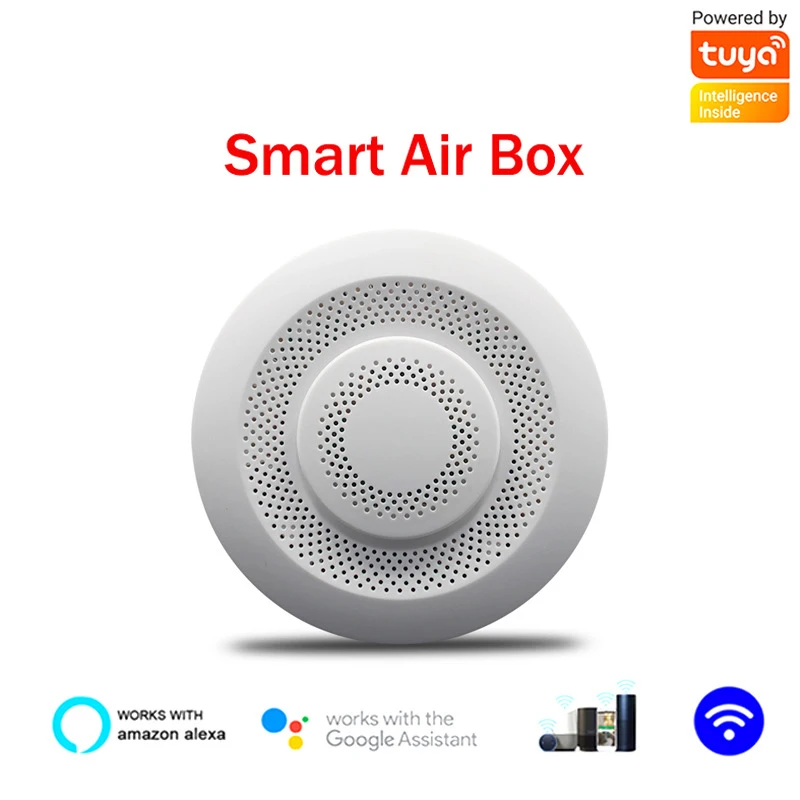 

Durable Automation Alarm Detector Remote Monitoring Air Quality Detector 5 In 1 High Sensitivity High Quality Tuya Wifi Air Box