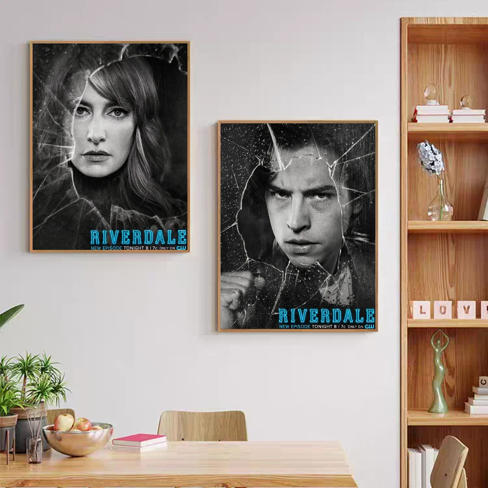 Самоклеящийся художественный постер Riverdale Decoracion настенная живопись белая