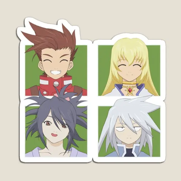 

Tales Of Symphonia Conversation Magnet Baby for Fridge Organizer Magnetic Cute Kids Decor Home Toy Refrigerator Funny Children