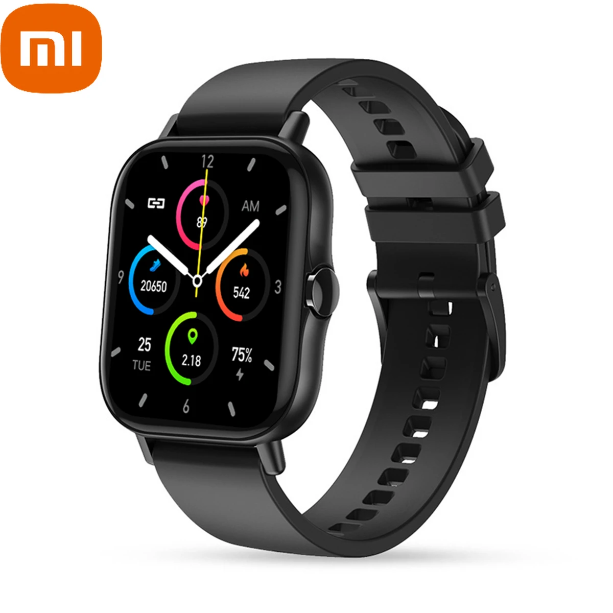 

XIAOMI New Year Gift for Men Women Smartwatch Fitness Clock Bluetooth HD Calls Smart Watch Support Siri Dial Girls Kids Watches