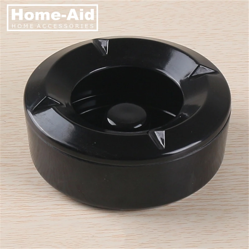 

Portable Plastic Round Ashtray Ash Tray Holder Smoking Accessories Drop Shipping