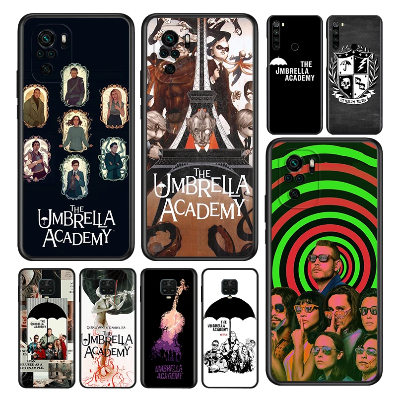 

The Umbrella Academy Silicone Coque For Xiaomi Redmi Note 11 11T 10 10S 9 9S Pro Max 10T 9T 8T 8 7 6 5 Pro Phone Case