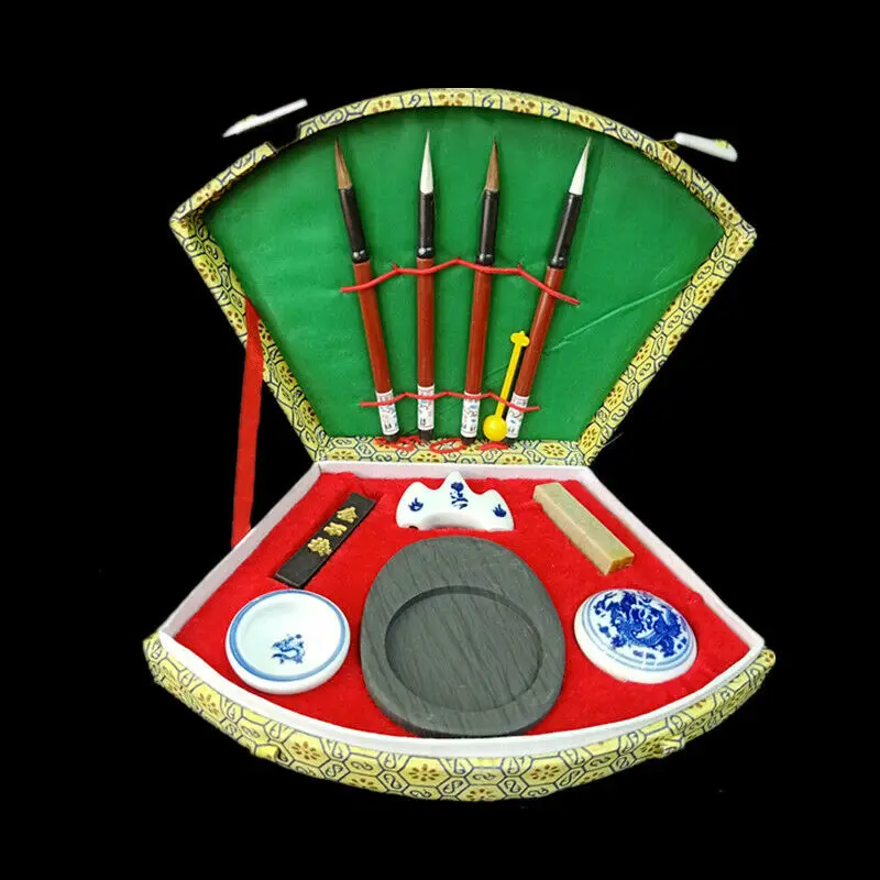 

11-Piece Set Chinese Traditional Writing Tools Gift Box BRAND NEW
