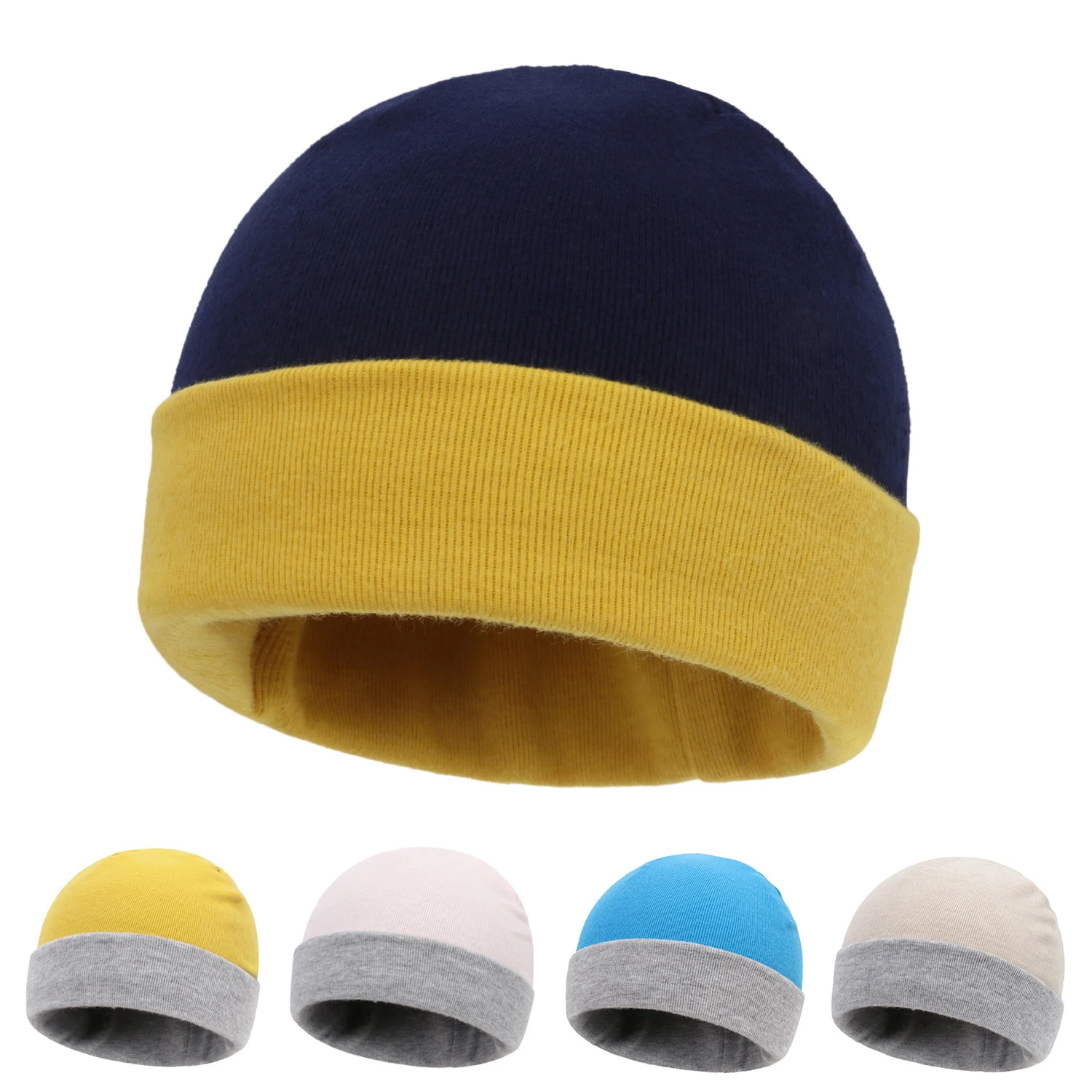 

Multicolor Cute Knit Baby Hat Autumn Winter Thick Warm Baby Boys Girls Hats Newborn Beanie Infant Toddler Bonnet Kids Cap