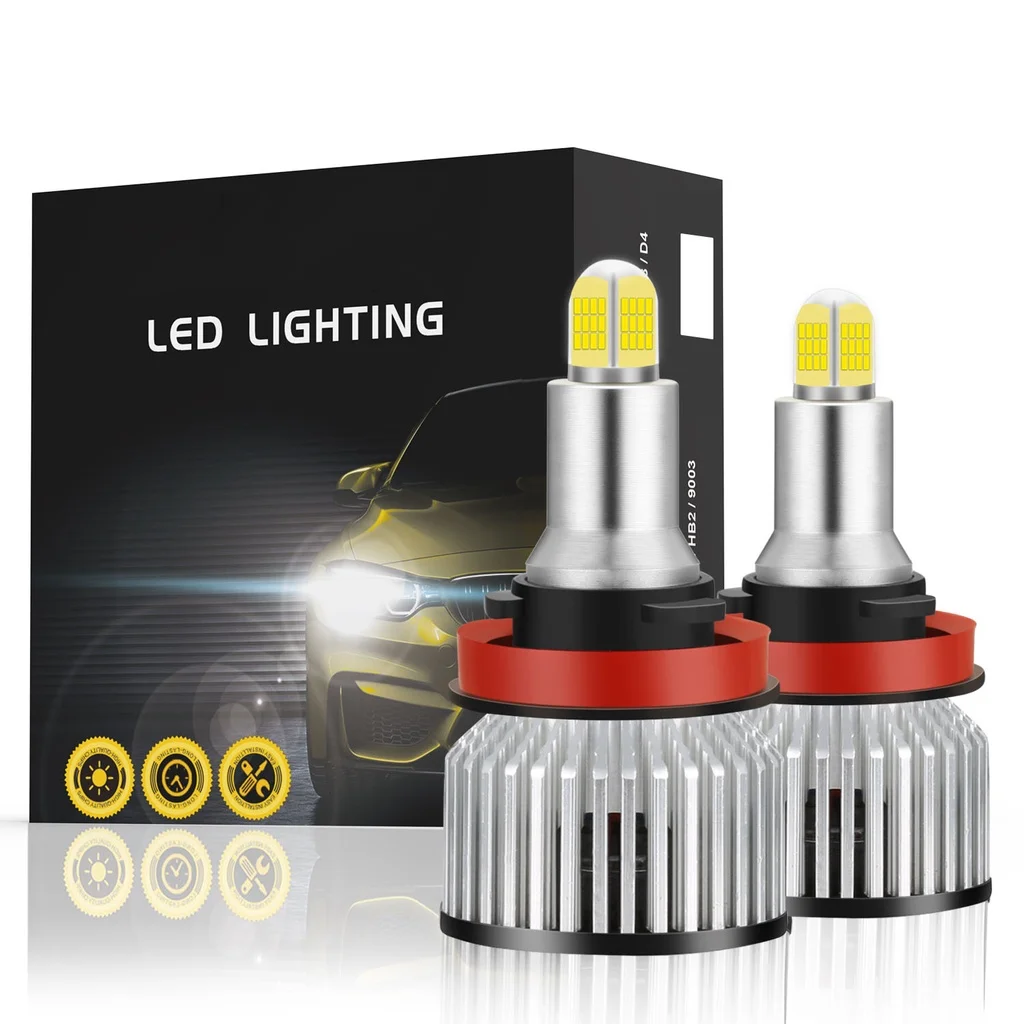 

1Pair 48 CSP H8/H9/H11 Led Car Headlights Bulbs 6500K H1 H7 9005/HB3 9006/HB4 50W 3D 360 Degree Automotive Fog Lights 18000LM