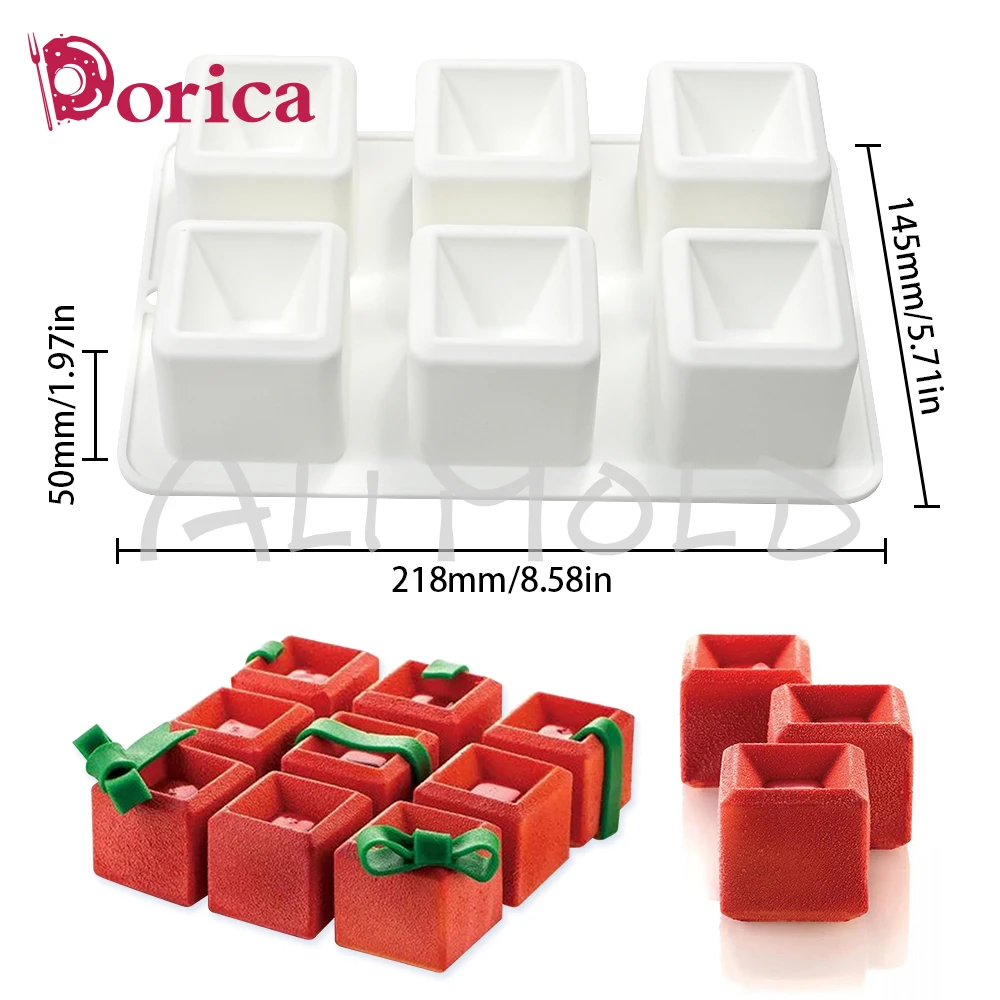 

Силиконовая форма для мусса 6-ти отверстий