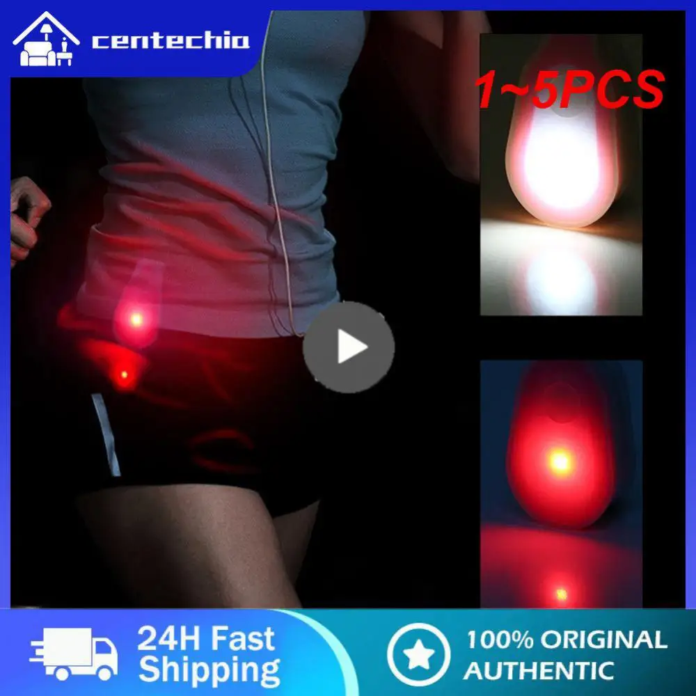 

1~5PCS Flashlights Clip On фонарик Night Safety Nursing Night Light Hands Free Strong Magnetic Flashlight For Walking Running