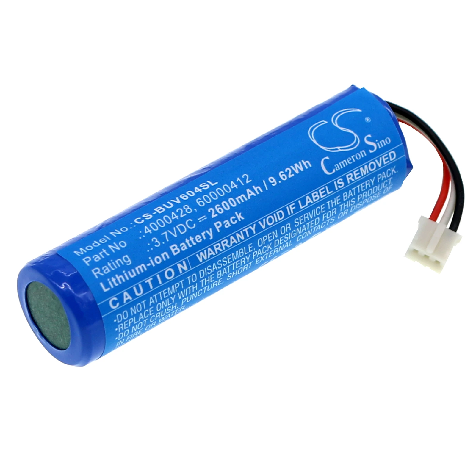 

CS Electronic Magnifier Battery For Burton UV604 LED Fits 4000428 60000412 2600mAh/9.62Wh Li-ion 3.70V