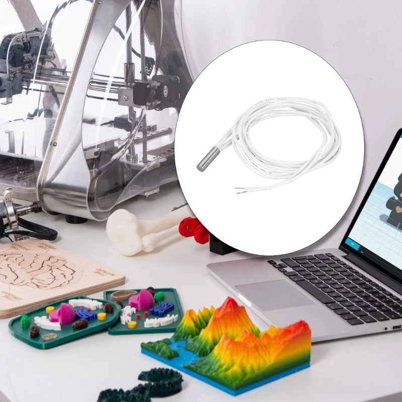 Кабель 1 м для нагревательного картриджа KP3S / нагревательная трубка