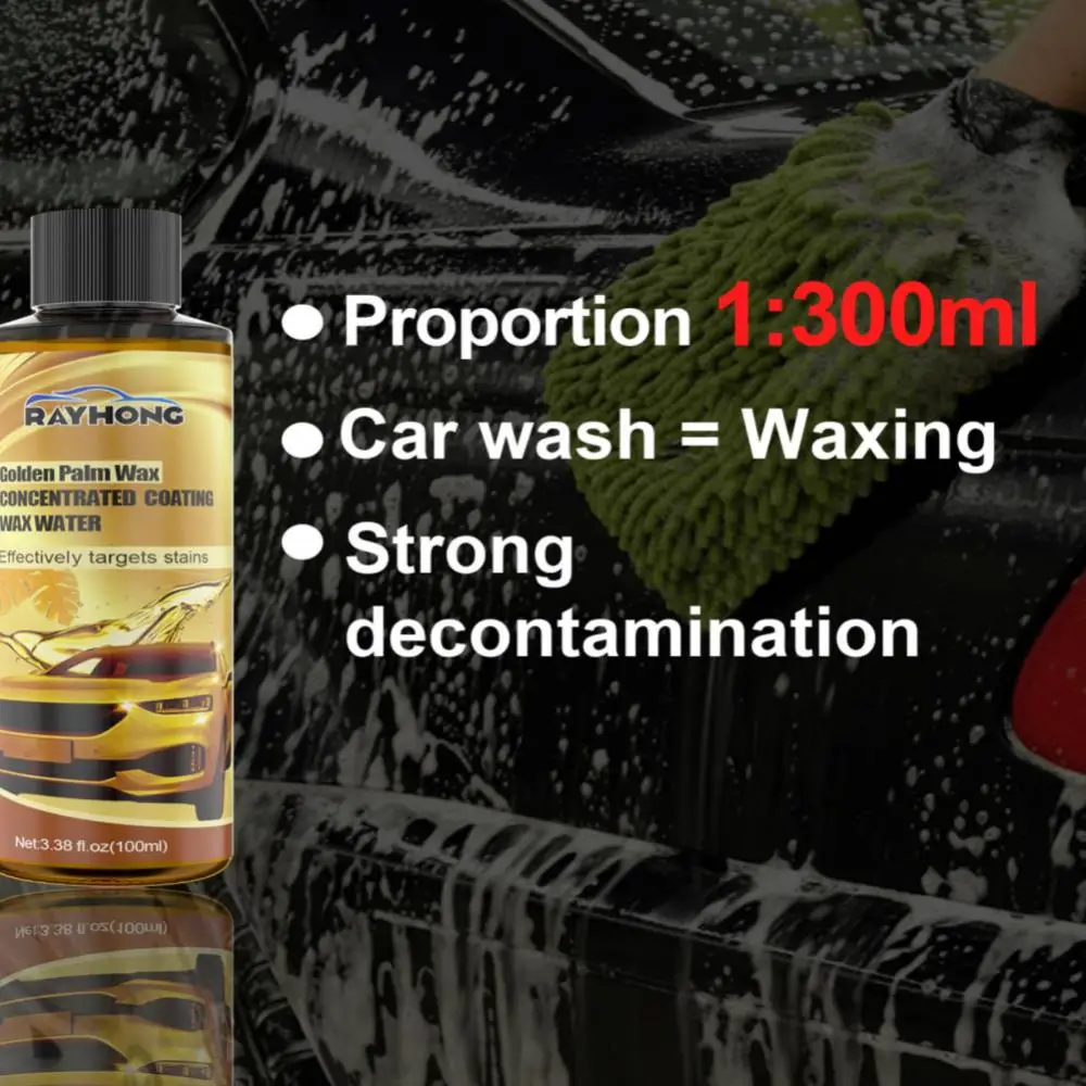 

Воск для мытья автомобиля Golden Carnauba, 100 мл, полировочное средство для покрытия автомобиля, губка инструмент для полотенец 3 в 1, средство для очистки пены, удаление загрязнений, уход за краской