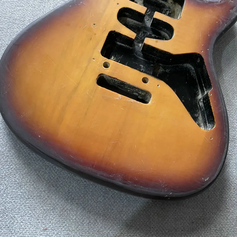 Корпус гитары ST из массива дерева HB965 Sunburst 2 поворота тремоло и мосты с