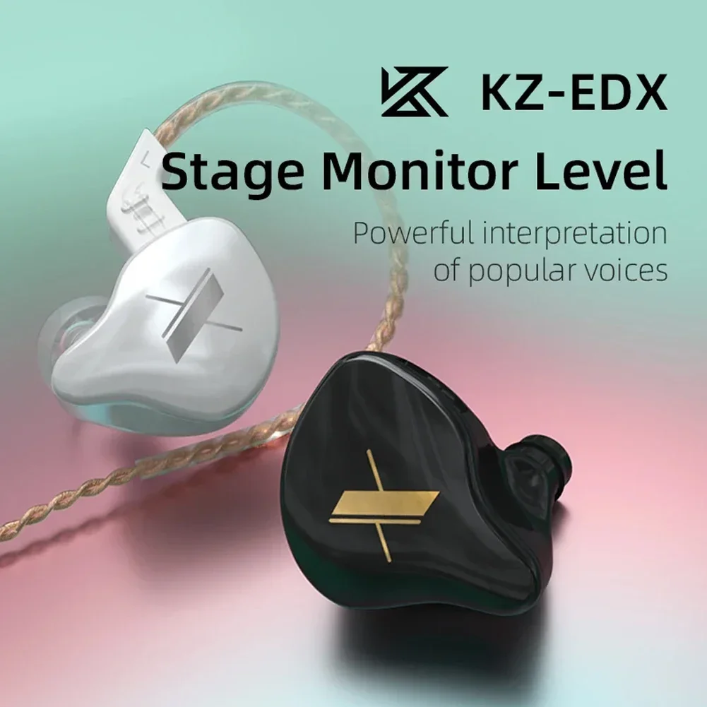 KZ-EDX басовые наушники-вкладыши HIFI музыкальные стерео наушники с активным