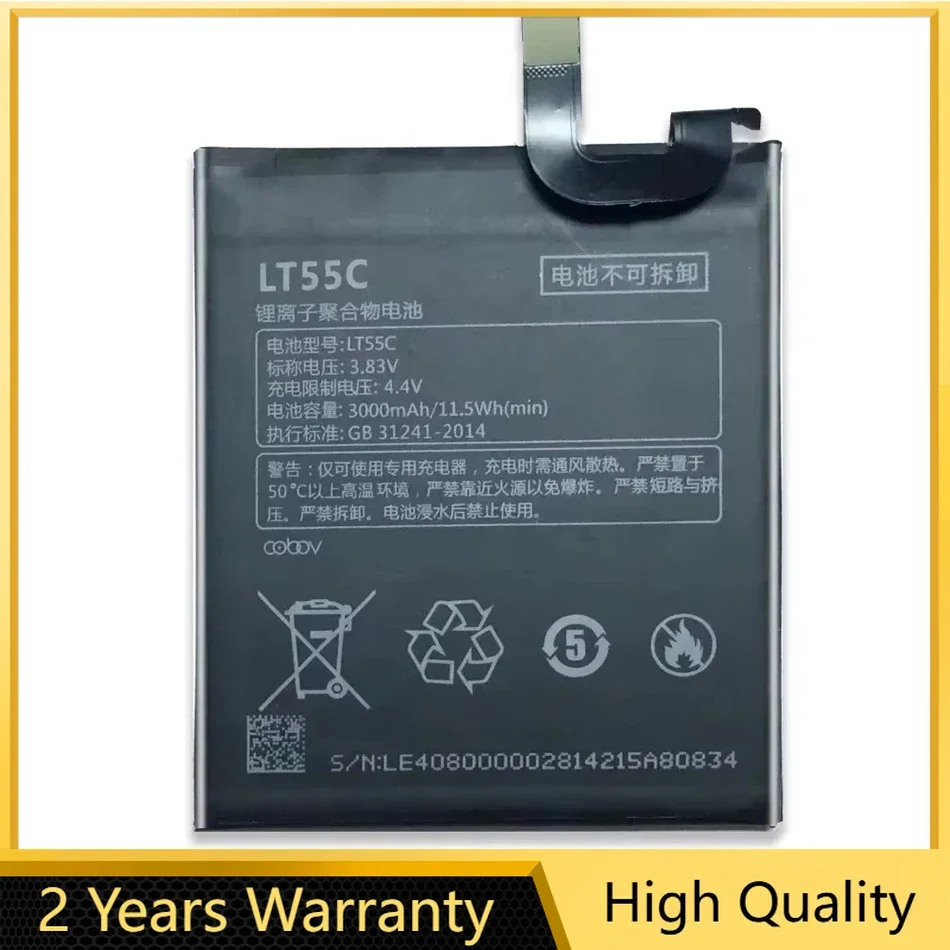 Сменный литий-полимерный аккумулятор LT55C для LeEco One S Letv Le Phone 1S X500 3000 мАч