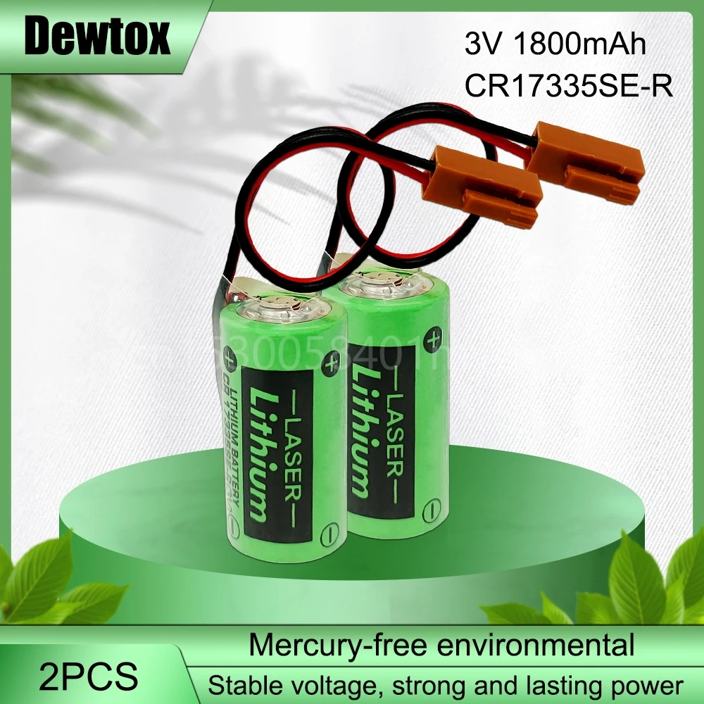 2 шт., литий-ионные батареи 3 в 1800 мАч для системы управления PLC FANUC