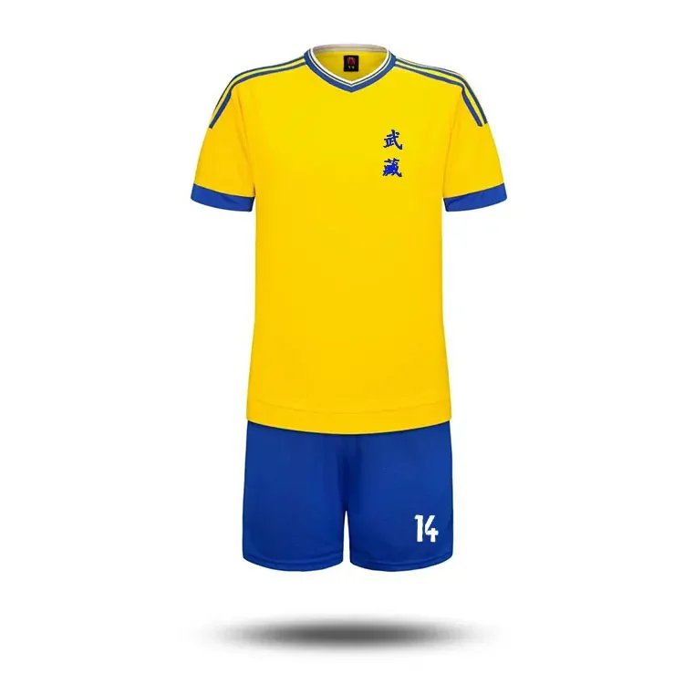 Комплект школьного костюма капитана Цубаса Мусаси МФК 14 Цзюнь мисуги косплей для