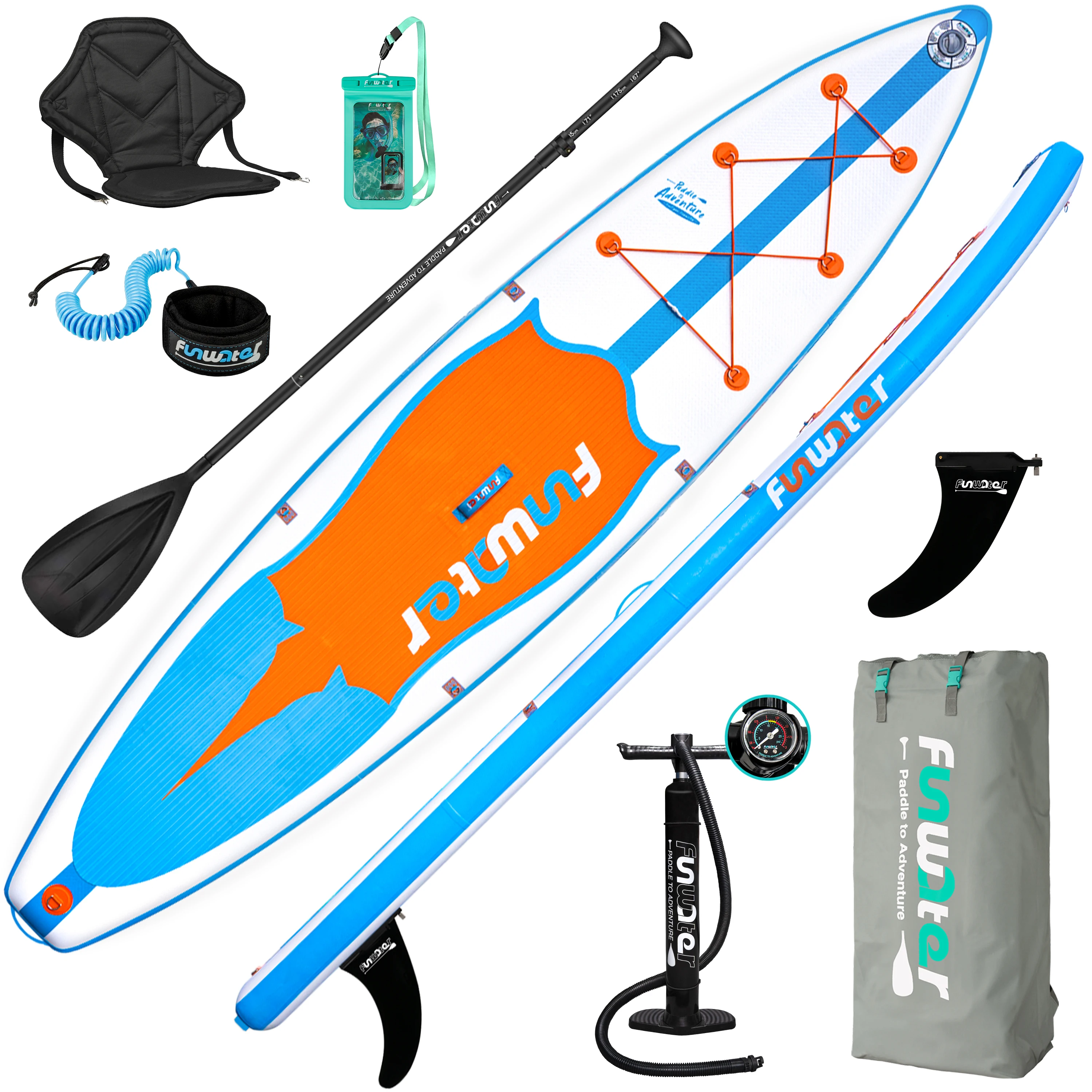 

SUP Paddle Board, Inflatable Paddle Boards for Adults, Stand Up Paddle Board with All Premium SUP Accessories 11'x32''x6'