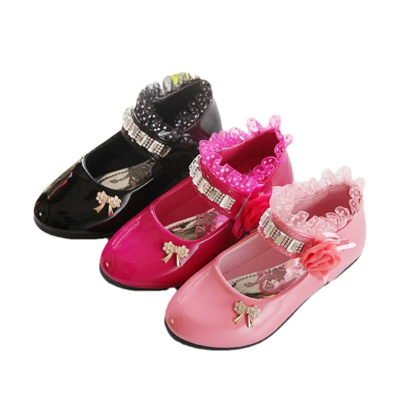 

Summer Kids PU Leather Sandals 2022 Bow Sweet Children Casual Princess Sandals For Girls Toddler Baby Chilren Peas Shoes