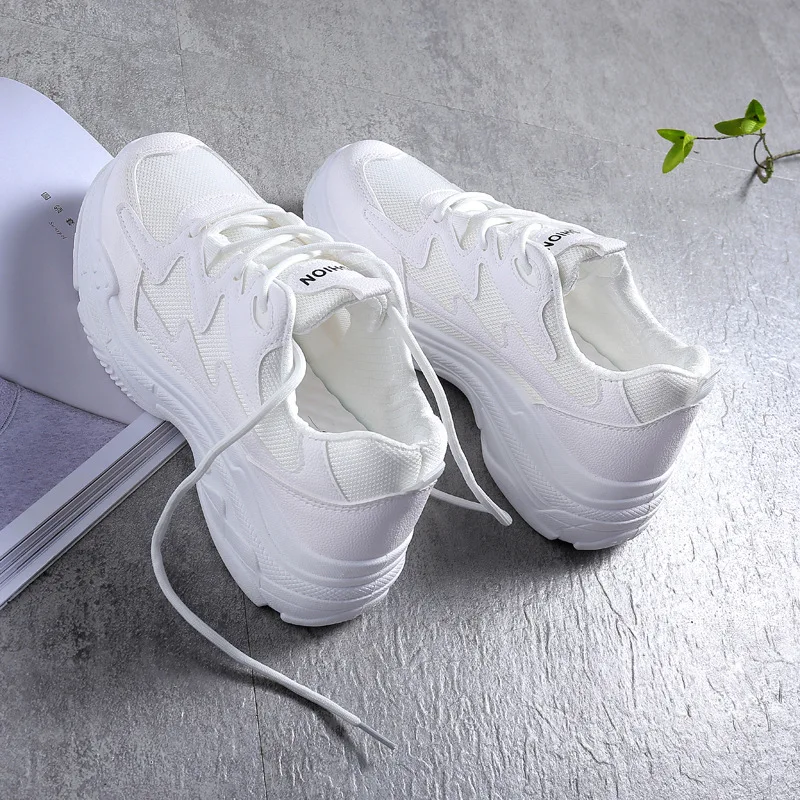 

Womens Sports Dad Shoes Spring Summer Lightweight Breathable Coconut Shoes Student Mesh Travel Ladies Shoes