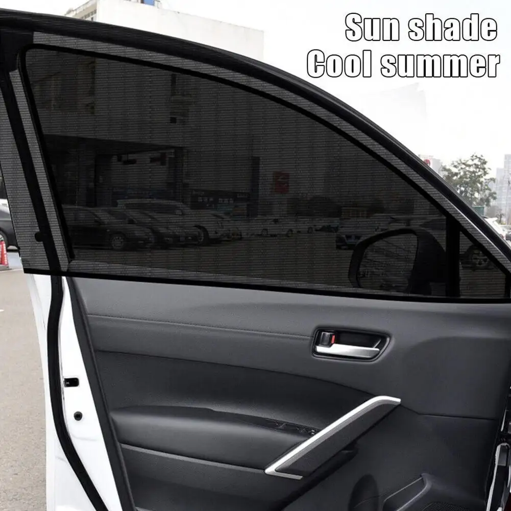 

Front /Rear Side Window Sun Visor Shade Sunshade Mesh Cover Insulation Anti-mosquito Fabric UV Protector Curt Car Styling