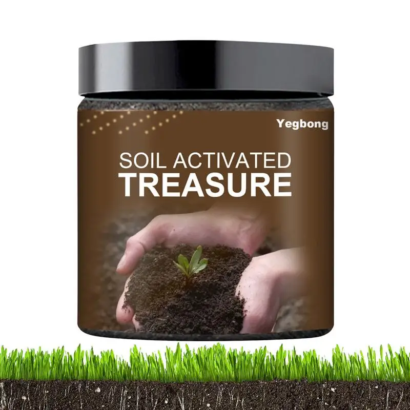 

Soil Activated Treasure Organic Potting Soil Fully Loaded With Nutrients Indoor Outdoor Soil For Gardens & Plant 100g/200g