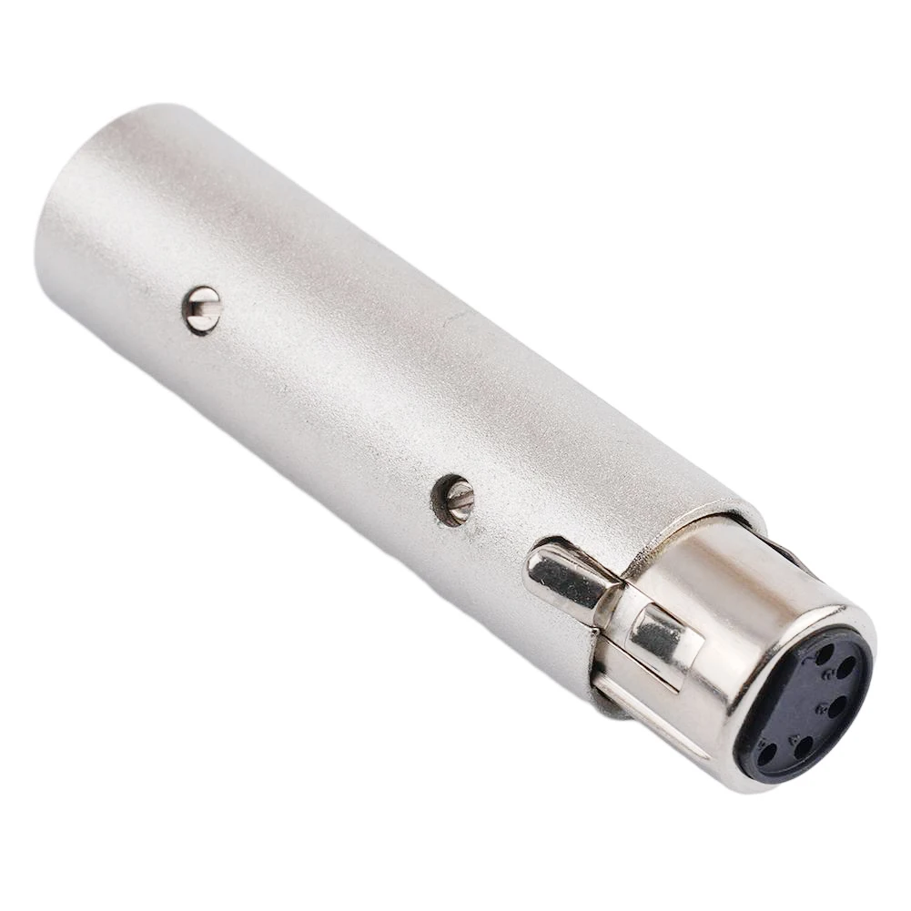 Премиум адаптер XLR-DMX 3-контактный штекер-5-контактный гнездовой конвертер для