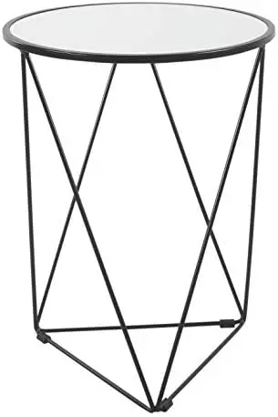 

Shape Metal Accent Table, Gold, 18.24 in x 24 in x 18 in
