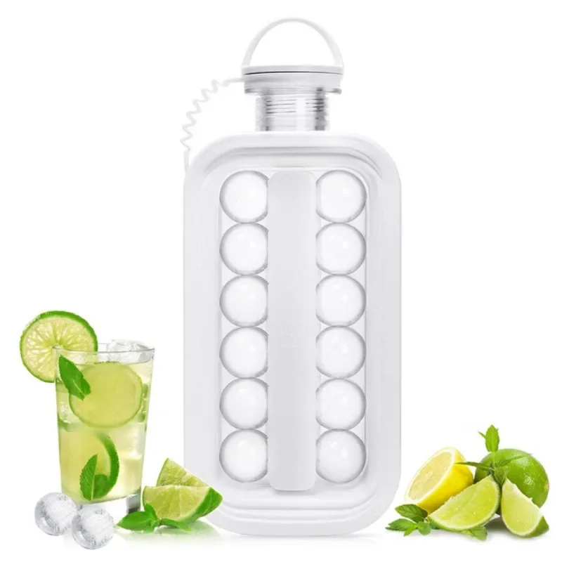 

Silicone Ice Tray Mesh Foldable Curling 2-in-1 Ice Maker Ice Cube Mold