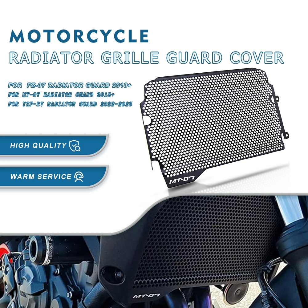

For Yamaha MT-07 FZ-07 MT07 MT 07 2014-2019 2020 MT-07 FZ07 MT07 2023 2022 Radiator Grille Guard Cover Fuel Tank Protection Net