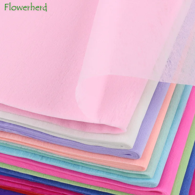 

30sheet/lot 50x50CM Tissue Craft Paper DIY Flower Bouquet Wrapping Paper Tissue Paper Clothing Packing Gift Wrap Scrapbook Paper