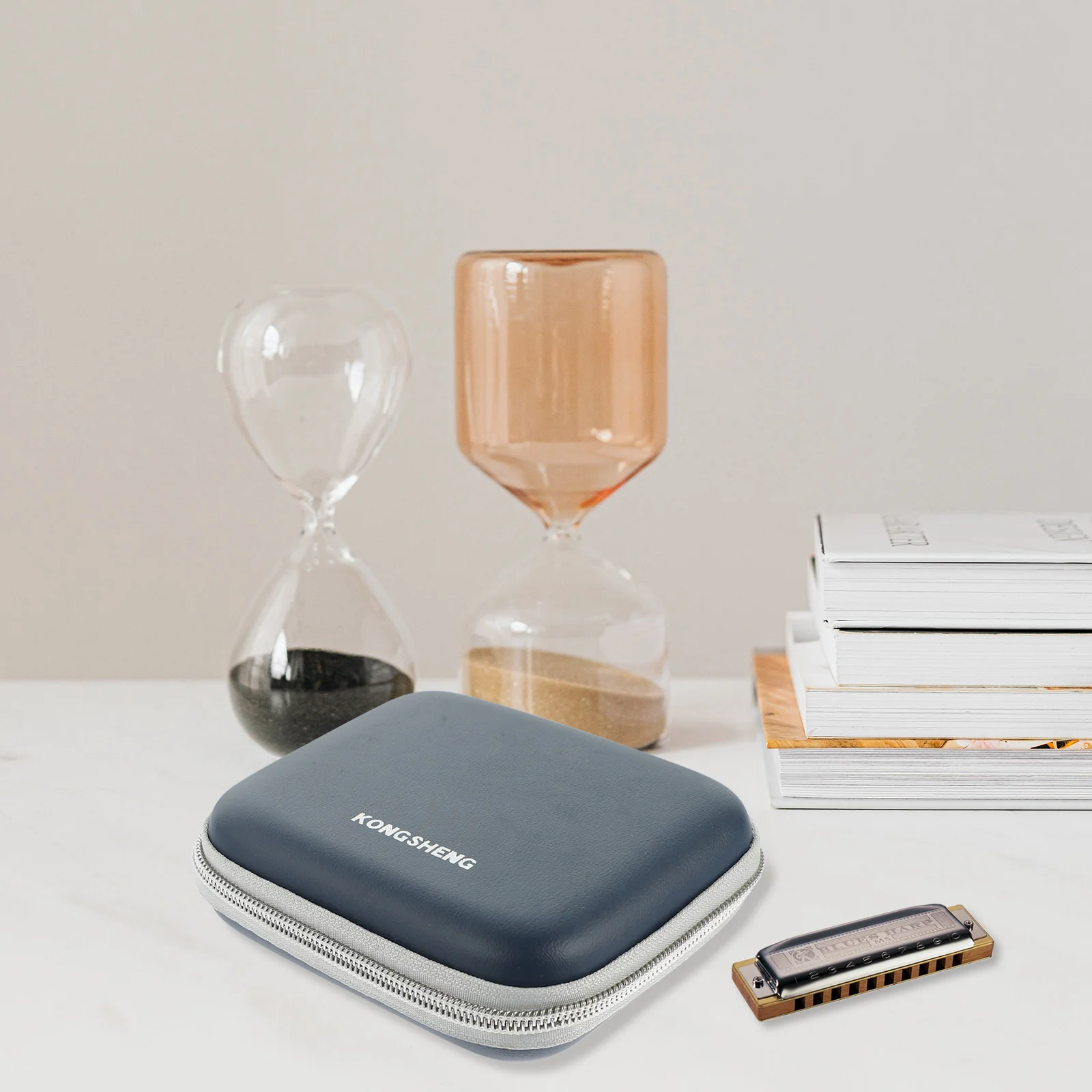 

Harmonica Bag EVA Protective Case Bracers Storage Carrying Accessory Pouch Travel Outdoor Container