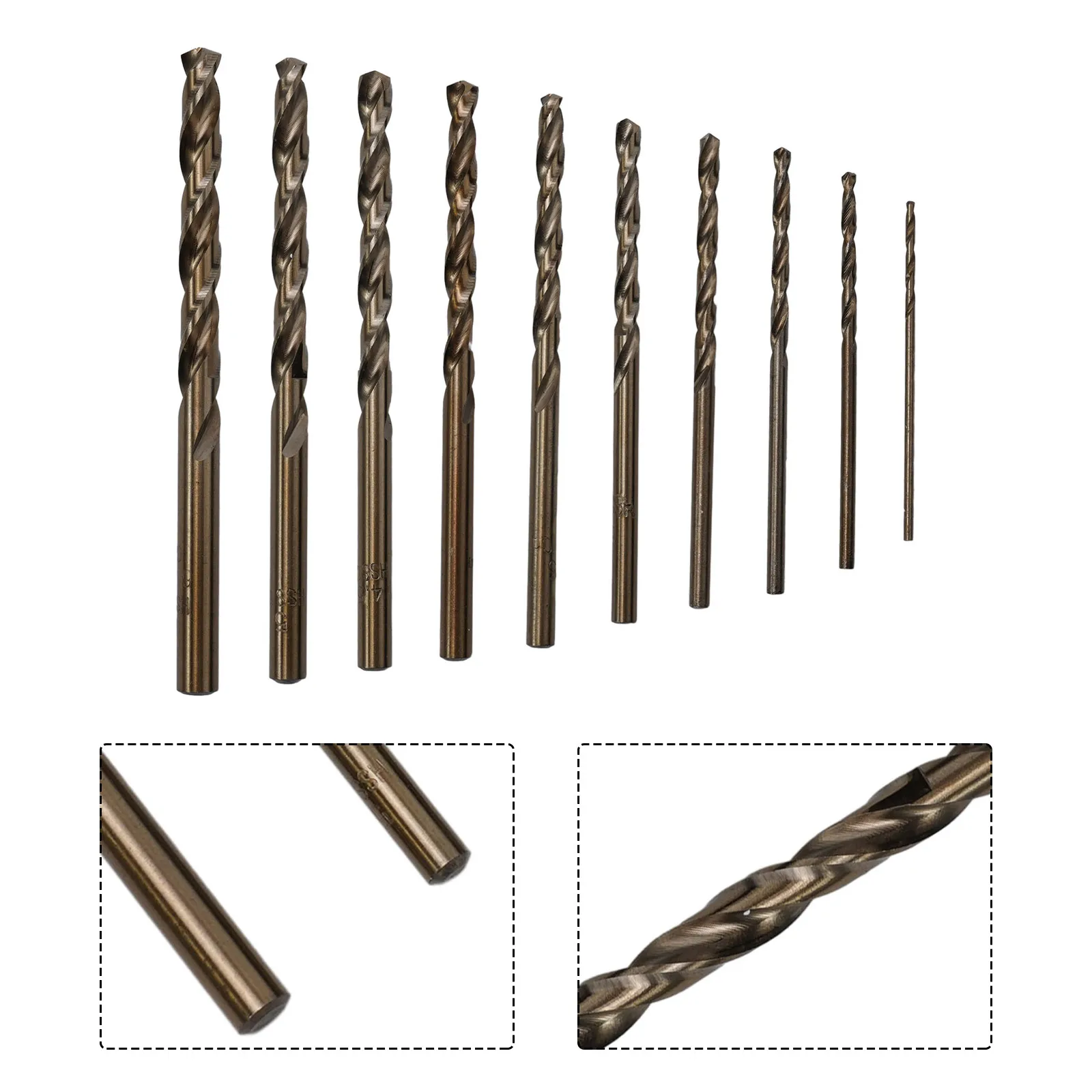 

Durable Drill Bit Drill Bit Drill Bit HSS High-quality Power Tools Round Special For Stainless Steel 135 Degree