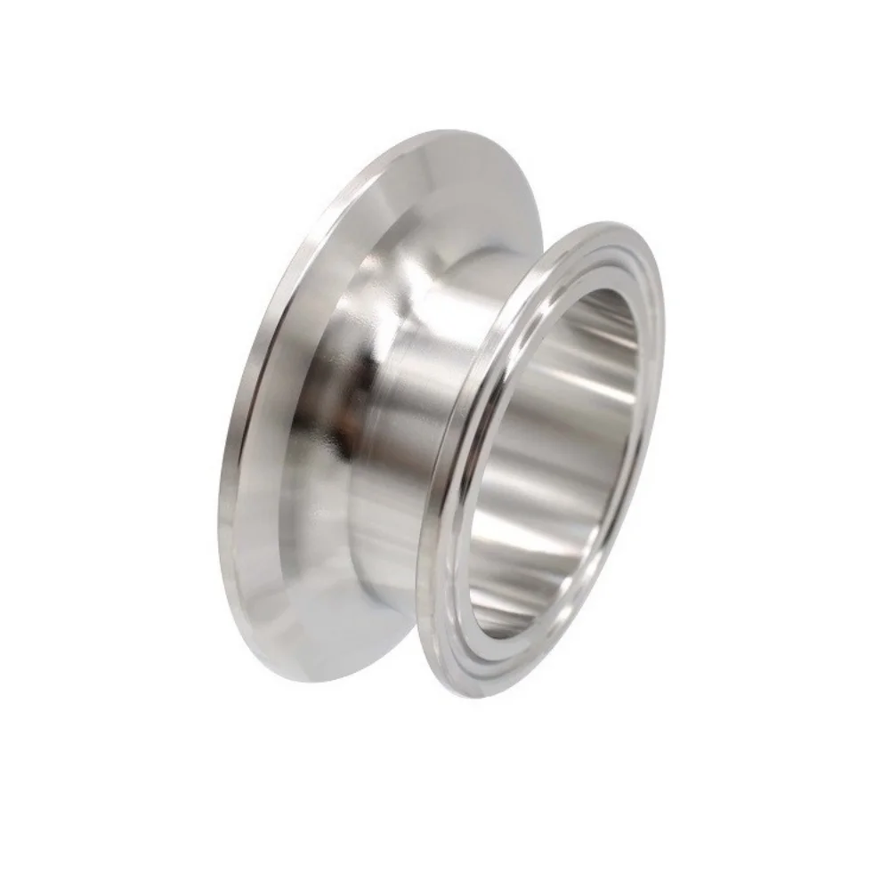 Короткий редуктор Tri Clamp OD 64 мм x 119 высота 25 разъем из санитарной нержавеющей стали