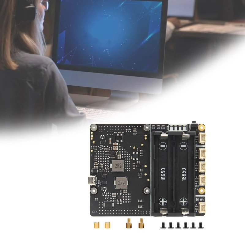 Модуль резервного питания X1201 высокая эффективность для платы RPi 5 XH2.54-2P