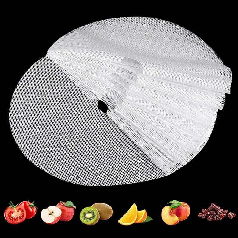 

Non-stick Baking Mat For Sheets Silicone Steamer Mesh Dehydrator Reusable Fruit Mats Fruit 8pcs Heat-resistant Drying Dryer