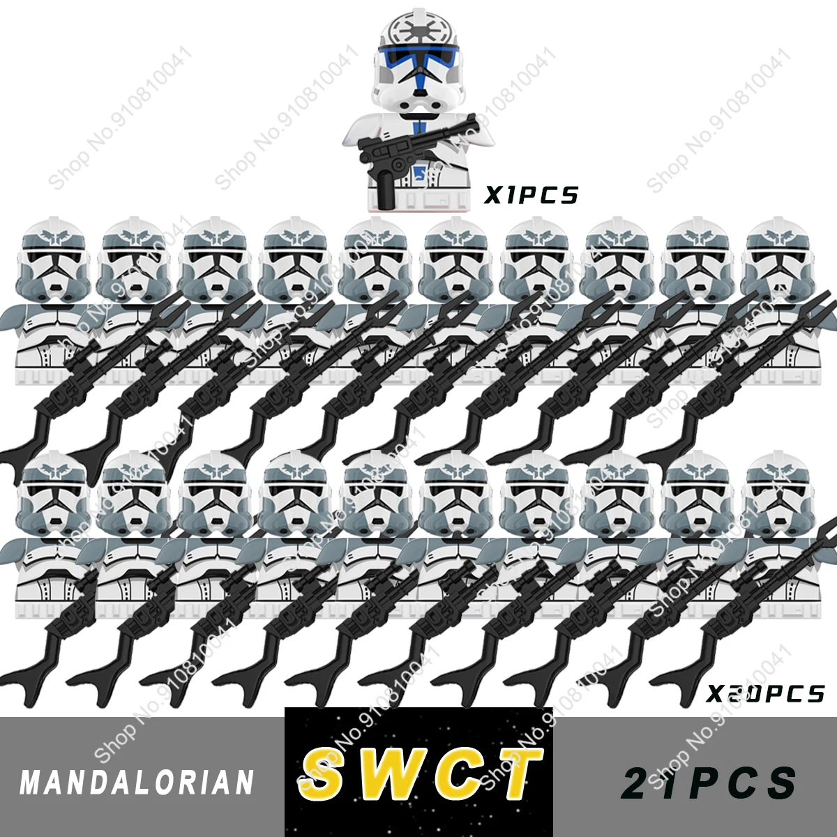Экшн-фигурка из м/ф Звездные войны 21 шт./компл. |