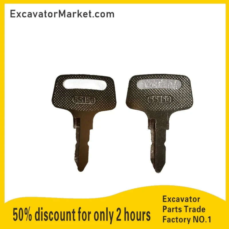 Ключ зажигания 55150 для экскаватора Kubota трактора Bx1500 Bx1800 Bx1830 Bx22 Bx2200 Bx2230 B1550 B1750 2 шт.