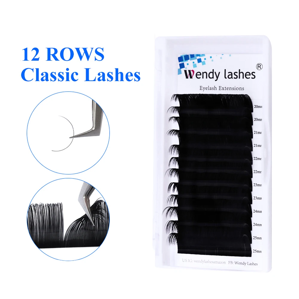

Volume Silk Korean Further All size High Quality Cilia Lash Extension Faux Mink Individual Eyelash Extensions