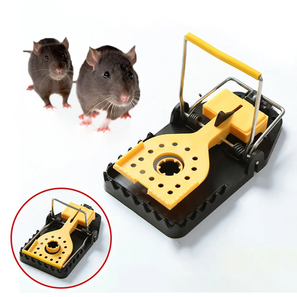 4pcs Pack M/S Reusable Mouse Trap Rat Killer Household Rodent Trap Mousetrap Rat Trap Garden Buildings Pest Control Product