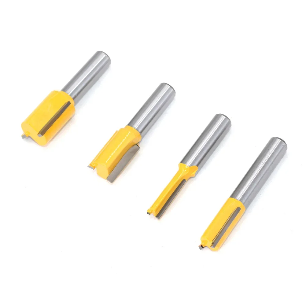 4 шт. прямая фреза/додо-3/8 &quotШ x 20 &quotВ-8&quot фреза с хвостовиком для дерева из карбида