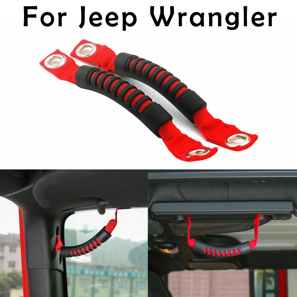2 шт. дверная ручка для Jeep Wrangler JK/TJ/YJ/CJ внутренние части резиновая отделка |