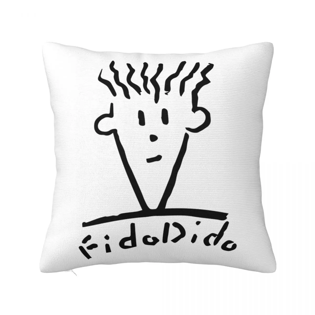 

Подушка Fido Dido, подушка с рисунком лица, забавная летняя наволочка из полиэстера, чехол на молнии для дивана