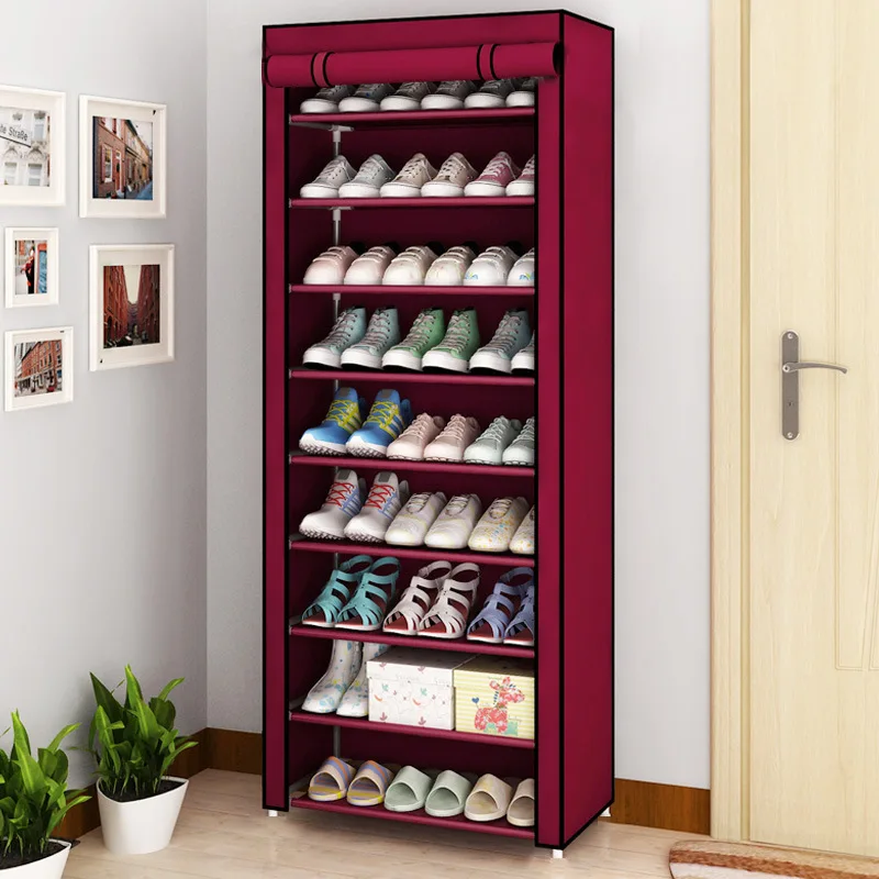 

Plastic Space Saving Shoe Rack Bedroom Cabinet Shoes Organizers Shoe-shelf Shoerack Chessure Furniture Cabinets Cupboards Stool