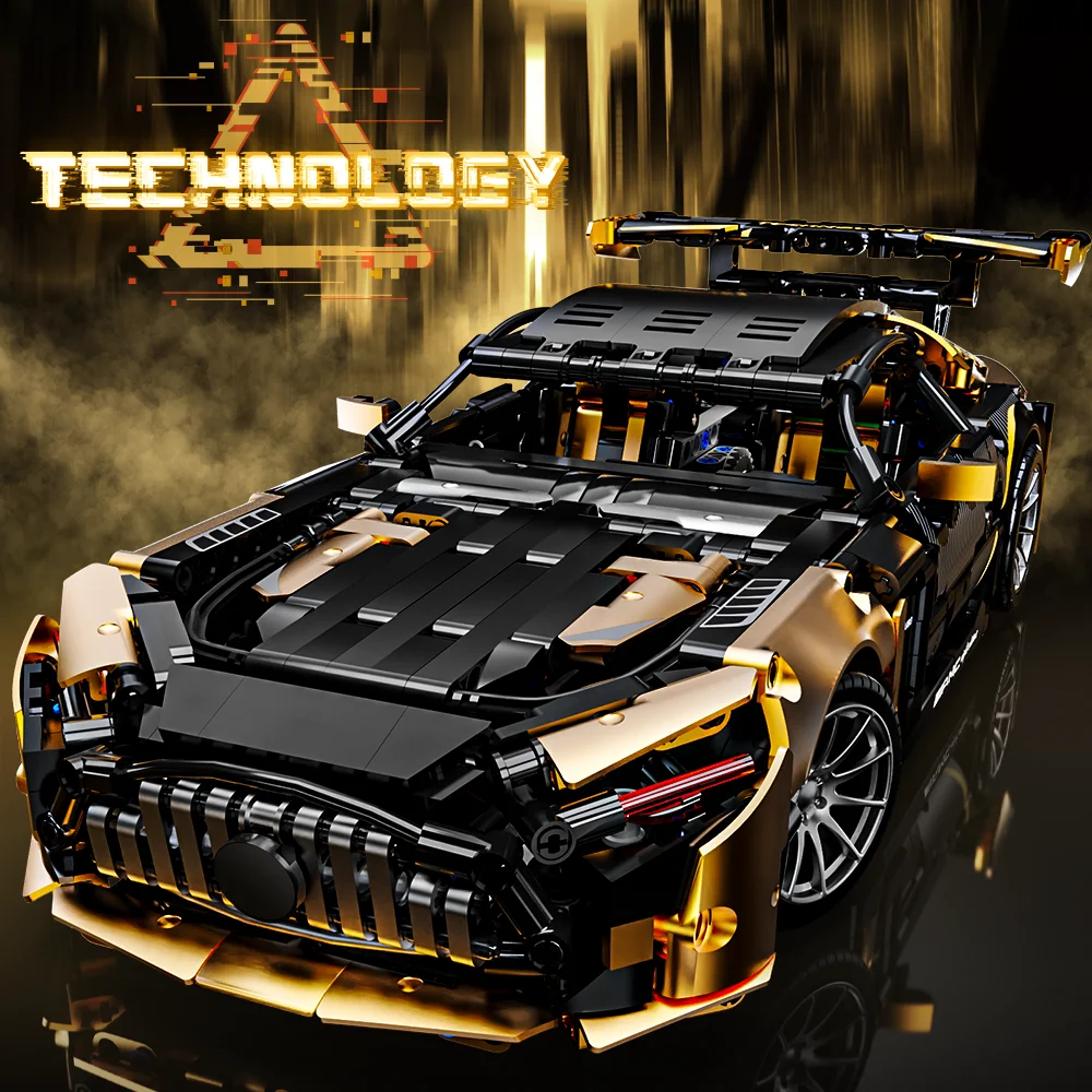 1:14 MOC Строительный Набор Модель Гоночного Автомобиля 1466 Шт. Спортивный